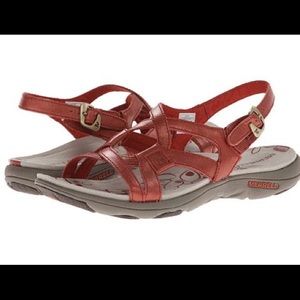 Merrell Agave 2 Lavish Sandal Red Ochre Sandal Shoes